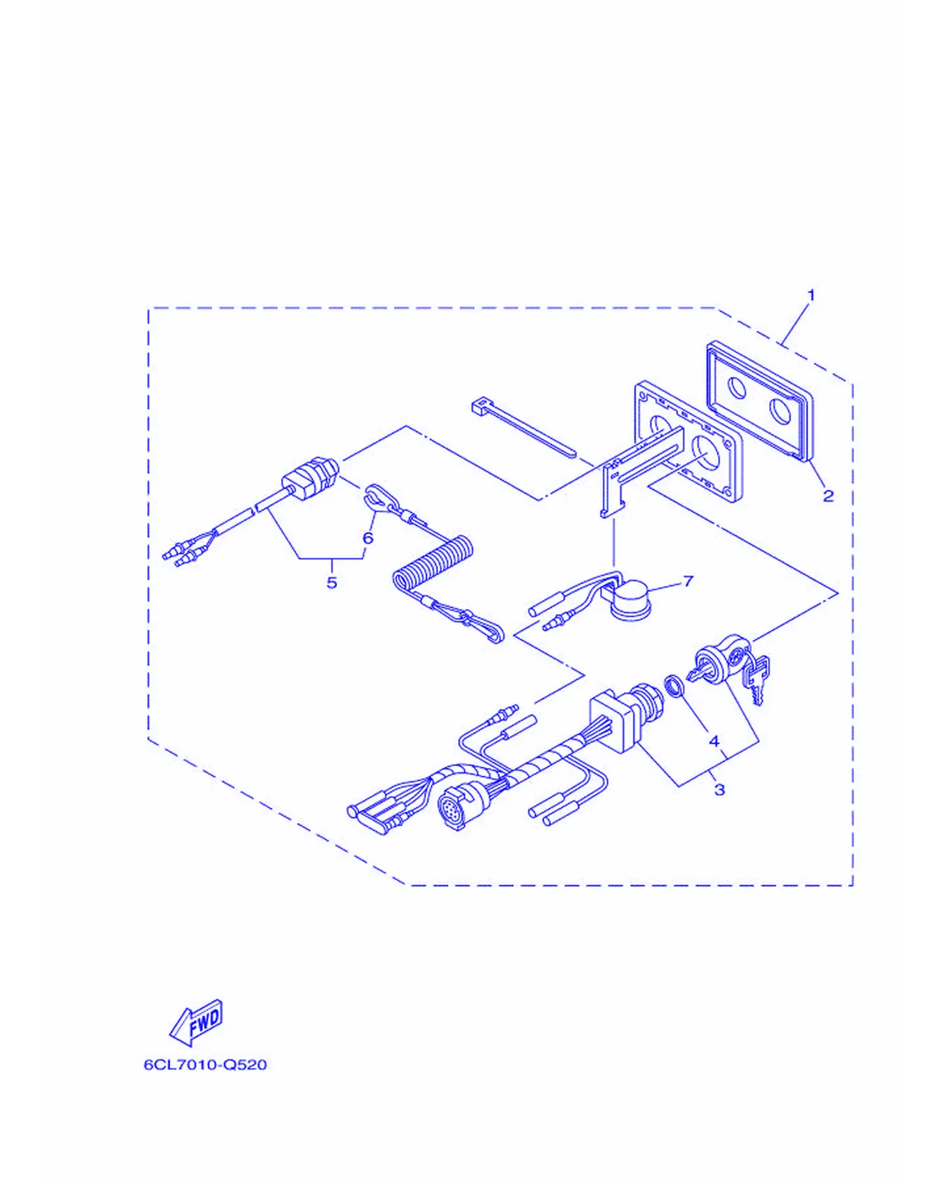 スイツチ & パネル 1 (シングル)爆炸图